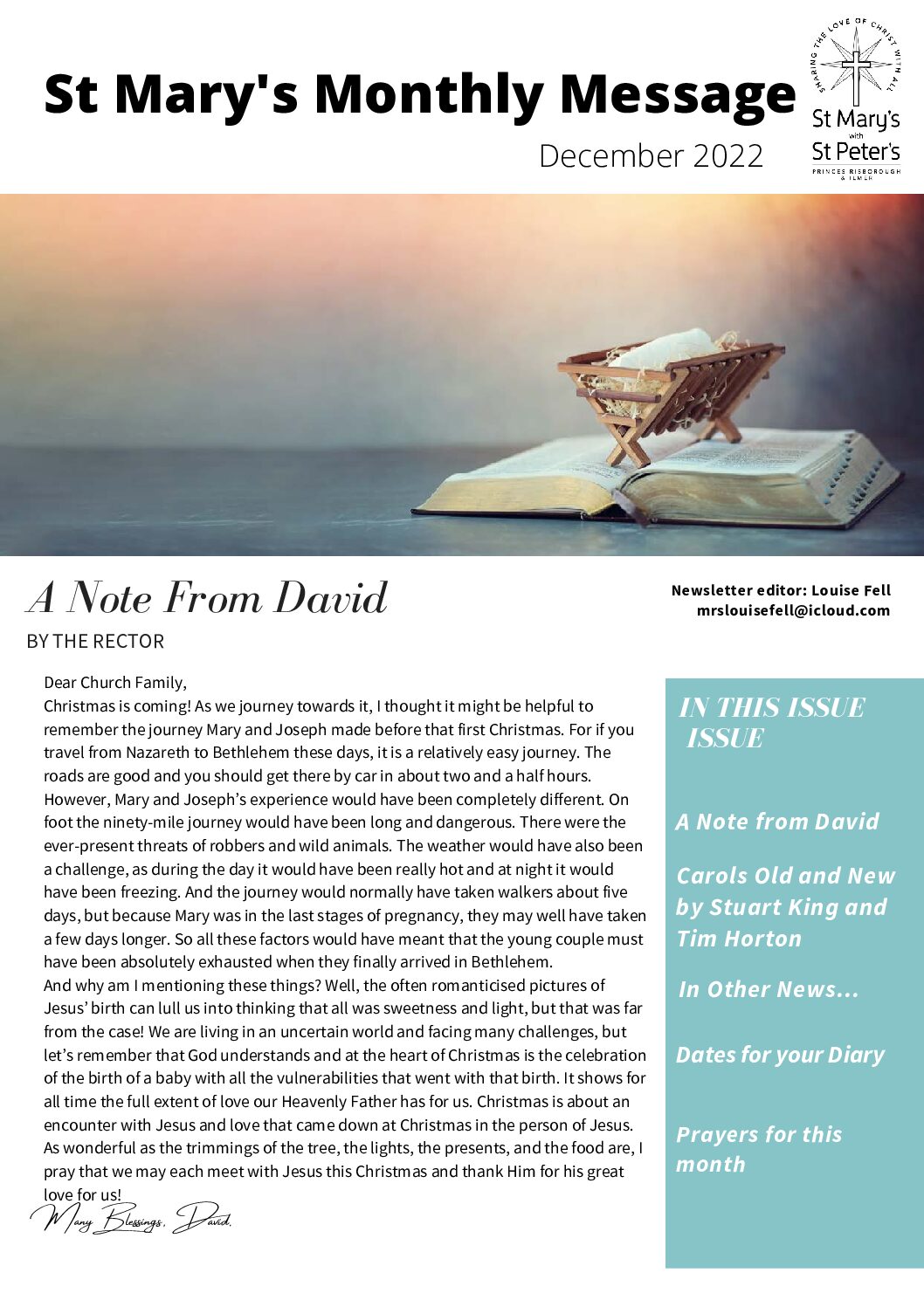 December 22 Newsletter Pdf