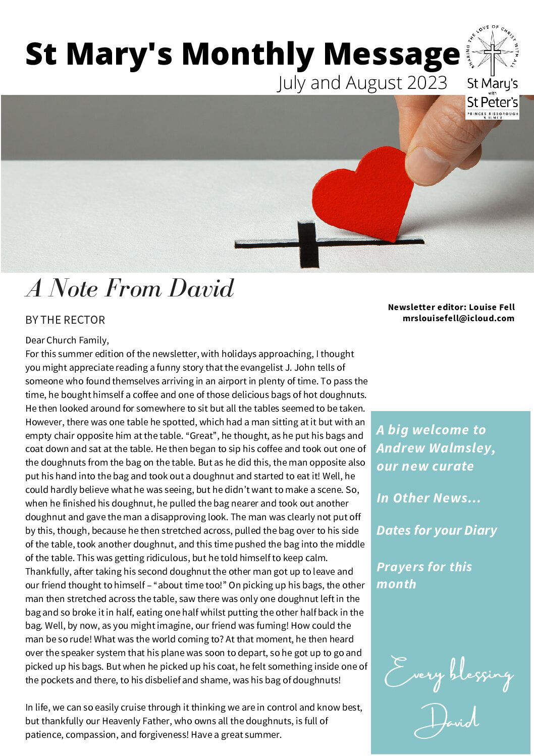 July August 23 Newsletter Pdf
