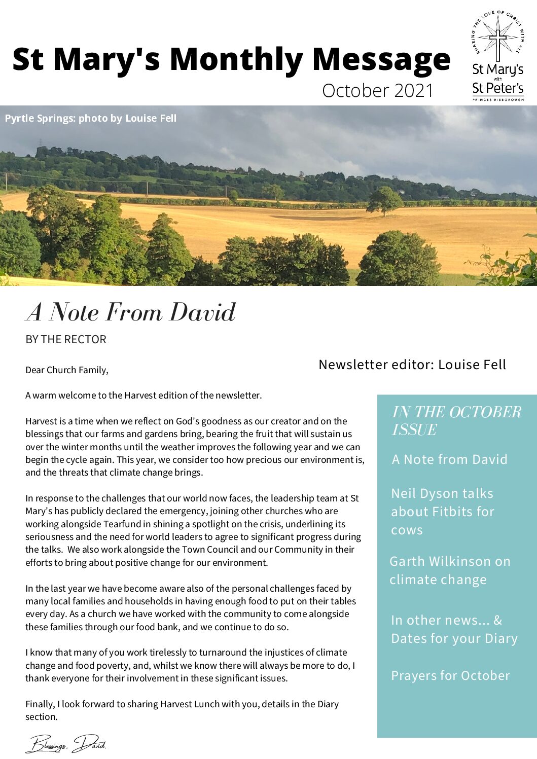 October 2021 Newsletter Pdf