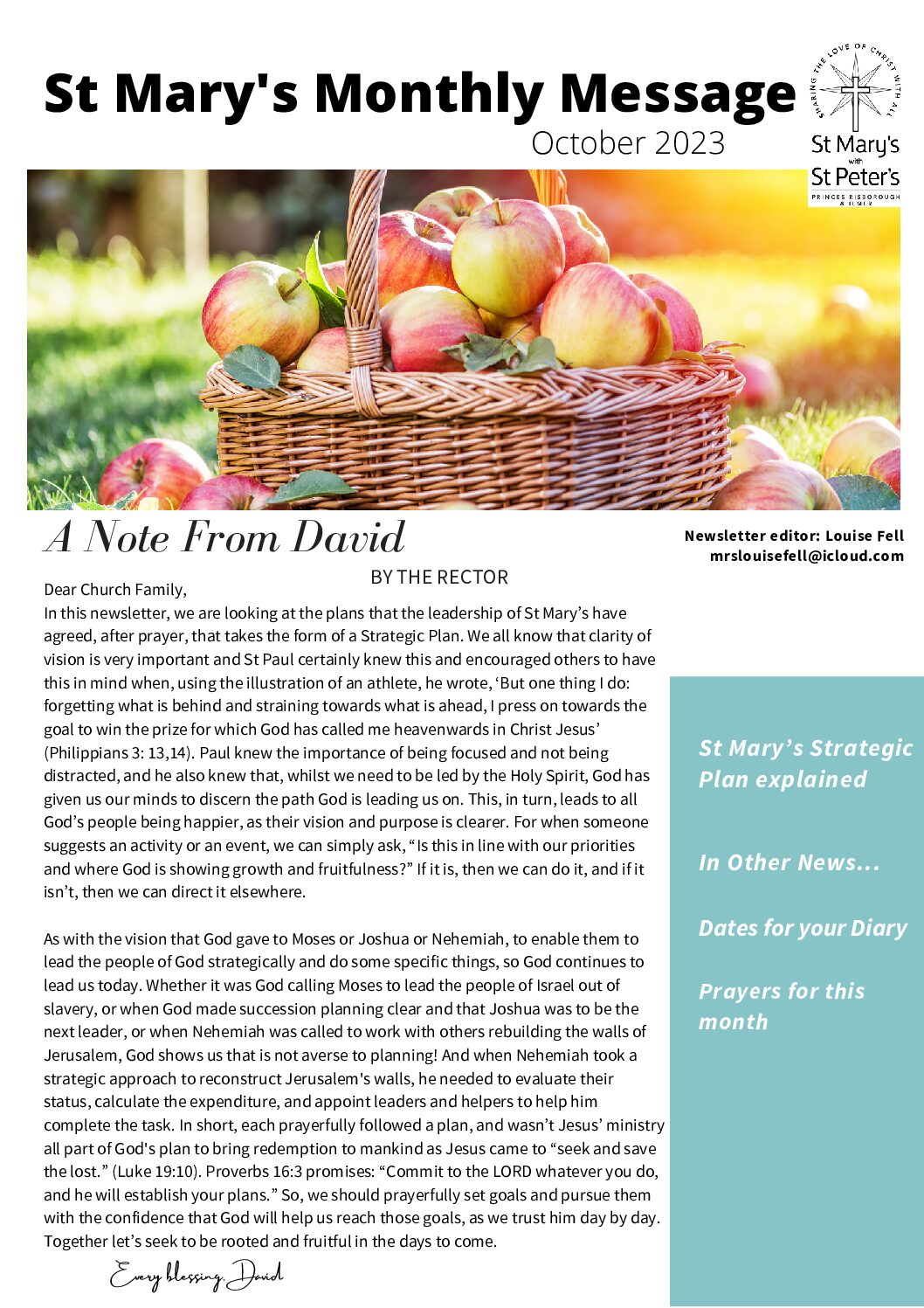 October 23 Newsletter Pdf