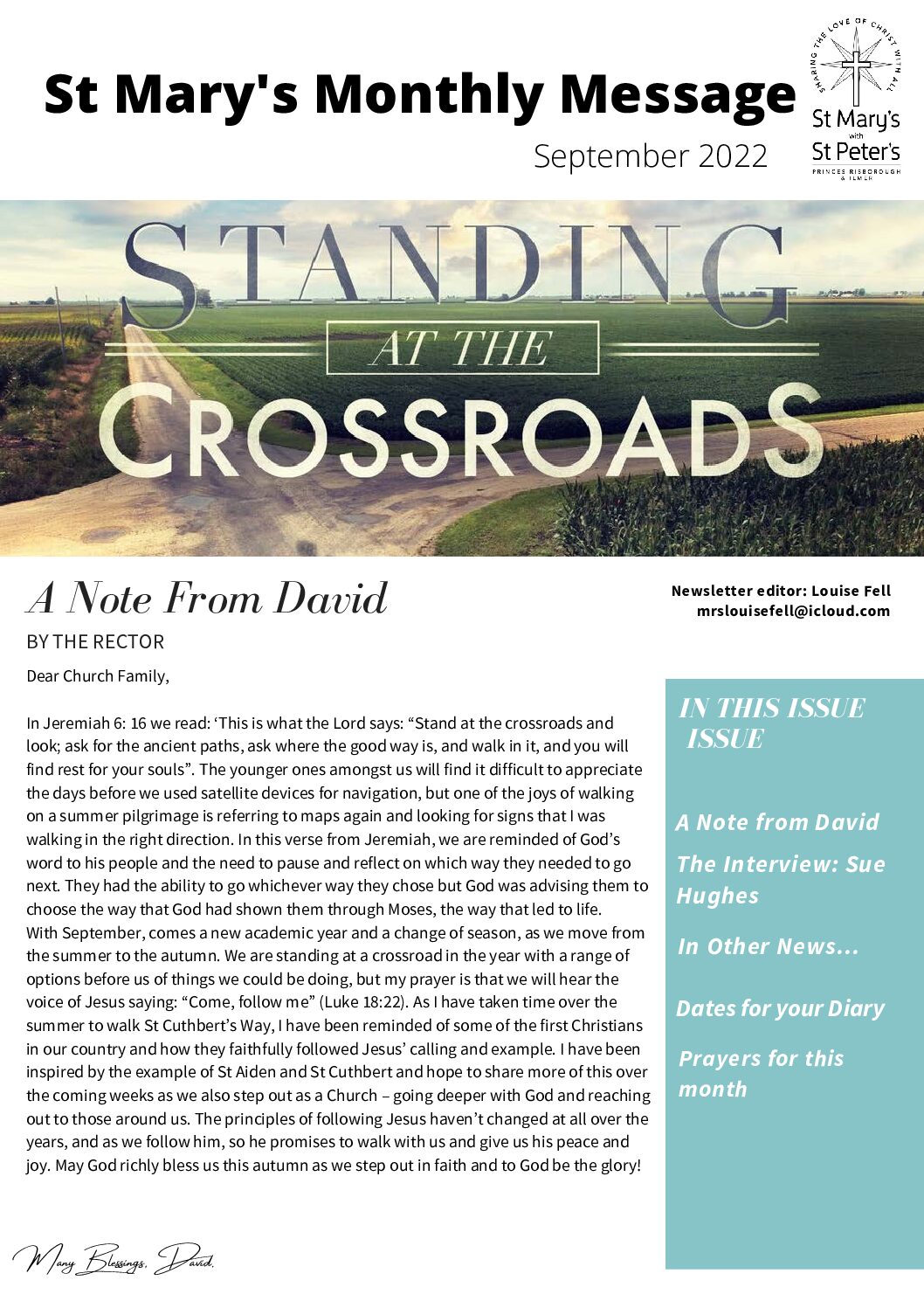 September 22 Newsletter Pdf