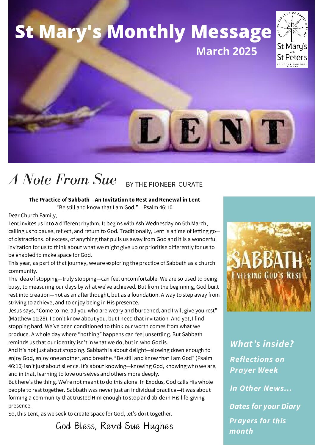 March 2025 Newsletter