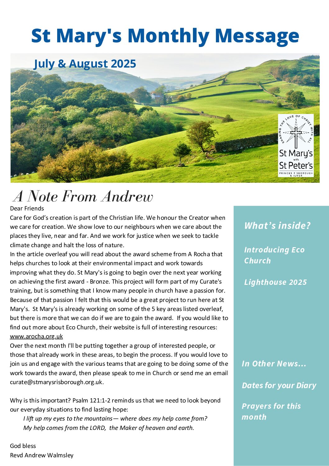 July & August 2025 Newsletter