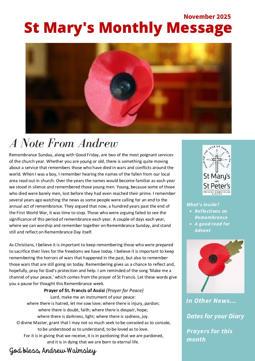 Nov 2025 Newsletter