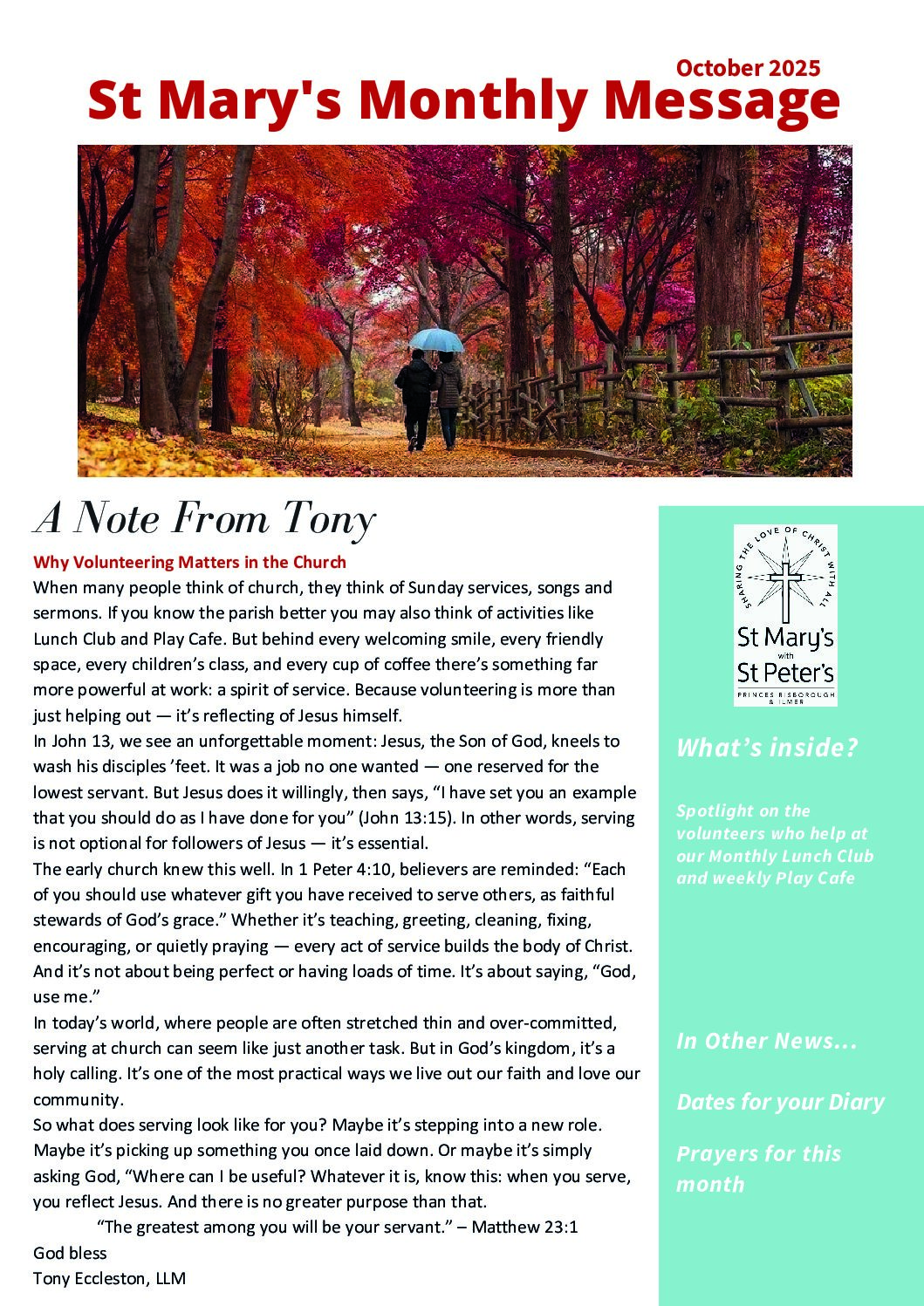 Oct 2025 Newsletter